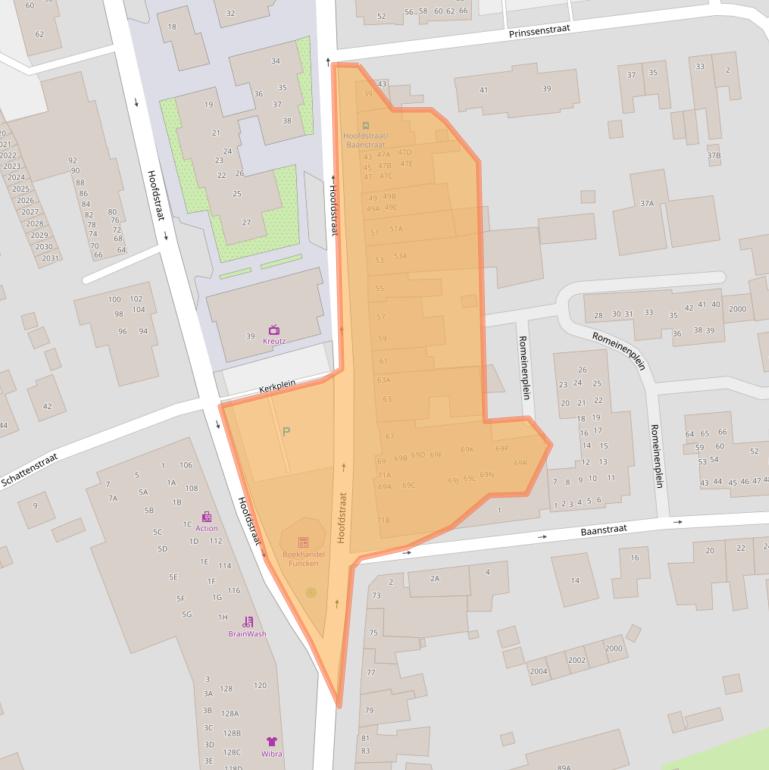 Kaart van postcodegebied 6372CP.