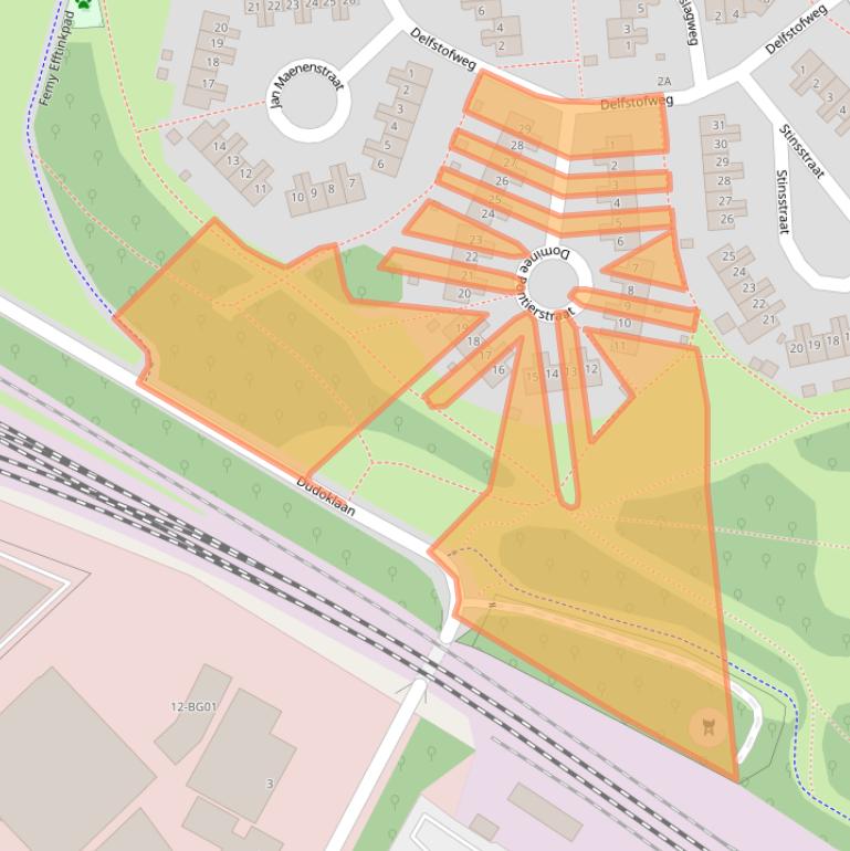 Kaart van postcodegebied 6412ED.