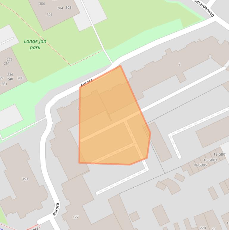 Kaart van postcodegebied 6412GG.