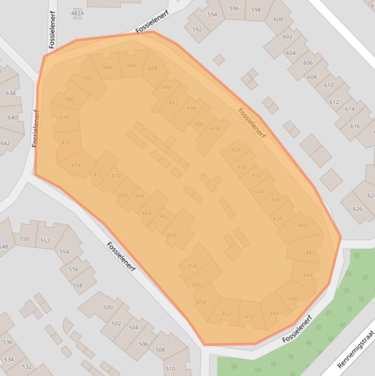 Kaart van postcodegebied 6413MJ.