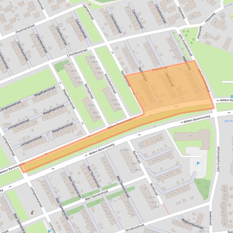 Kaart van postcodegebied 6413TT.