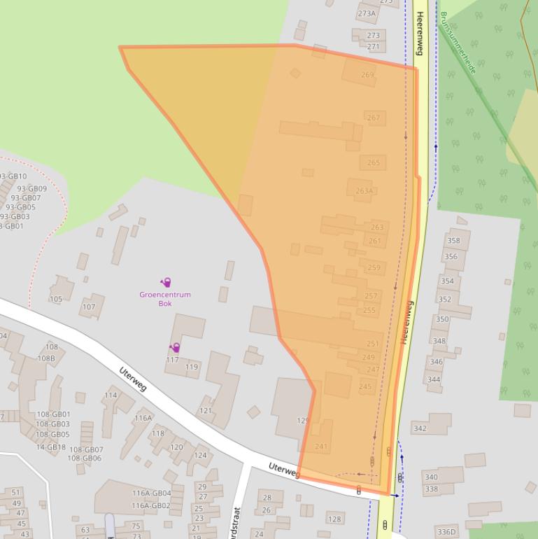 Kaart van postcodegebied 6414AJ.