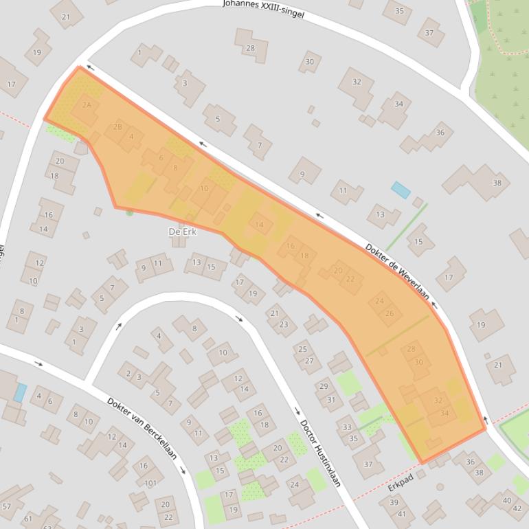 Kaart van postcodegebied 6416GP.