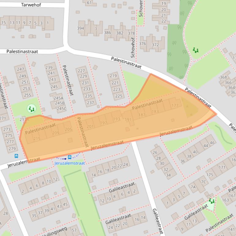 Kaart van postcodegebied 6418HE.