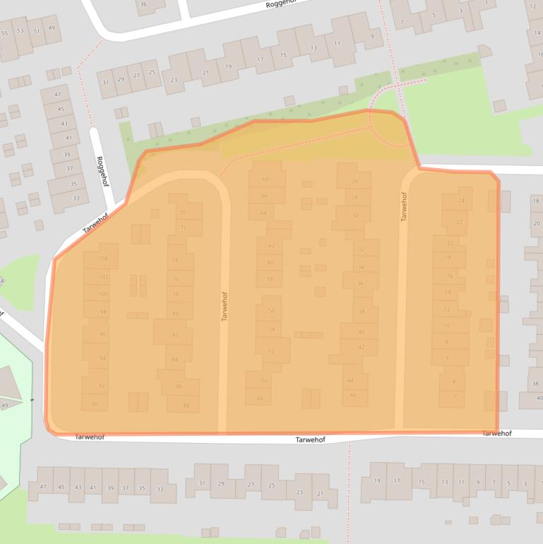 Kaart van postcodegebied 6418KM.