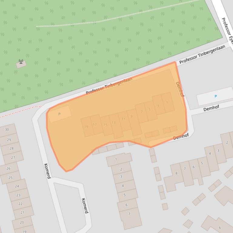 Kaart van postcodegebied 6431XA.