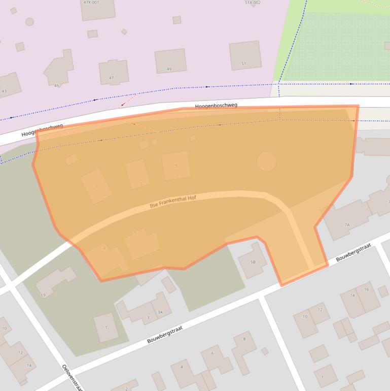 Kaart van postcodegebied 6442RA.