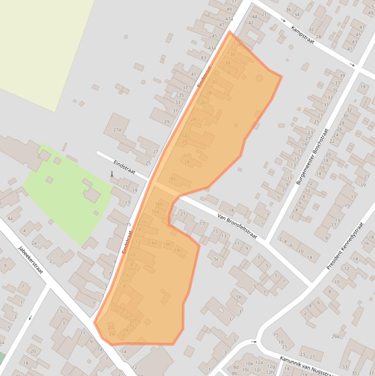 Kaart van postcodegebied 6451AD.