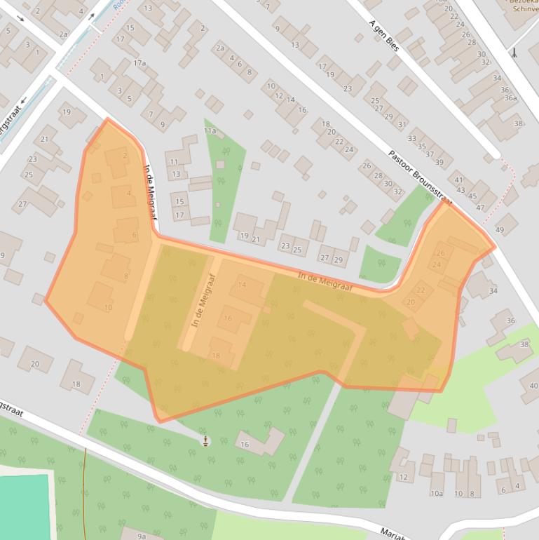 Kaart van postcodegebied 6451DA.