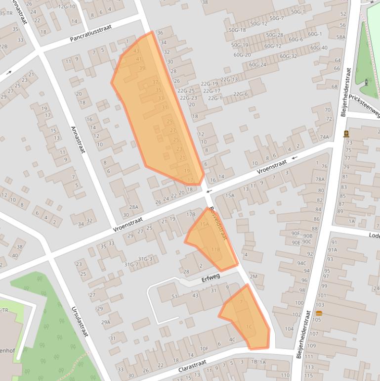 Kaart van postcodegebied 6462AV.