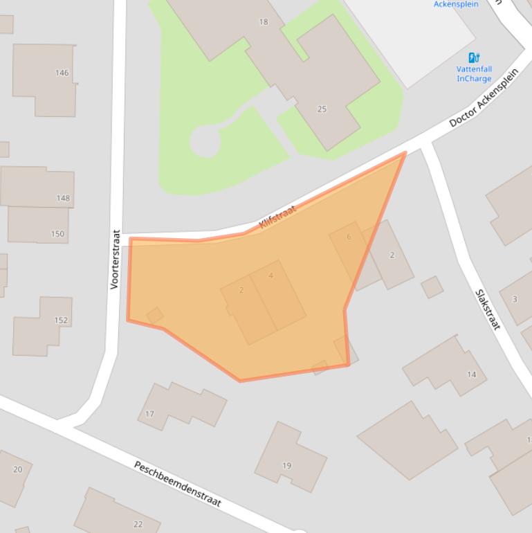 Kaart van postcodegebied 6462RW.