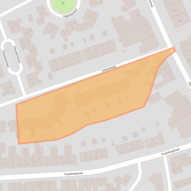 Kaart van postcodegebied 6463ED.