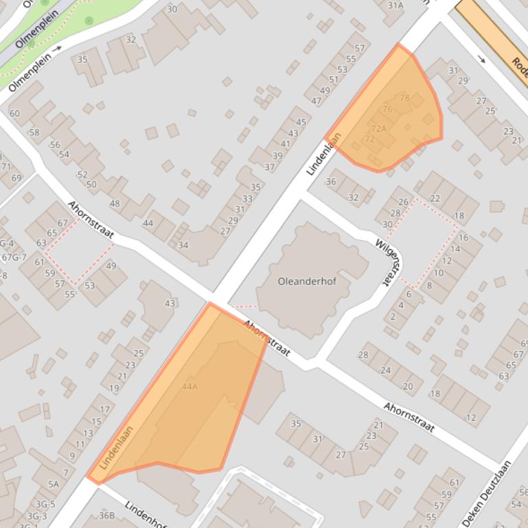 Kaart van postcodegebied 6463GK.