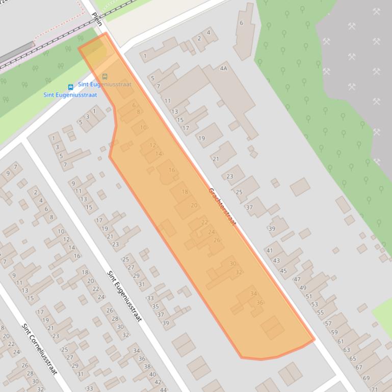 Kaart van postcodegebied 6465AN.