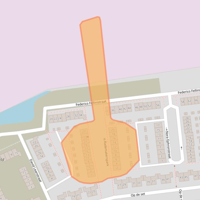 Kaart van postcodegebied 6515LP.