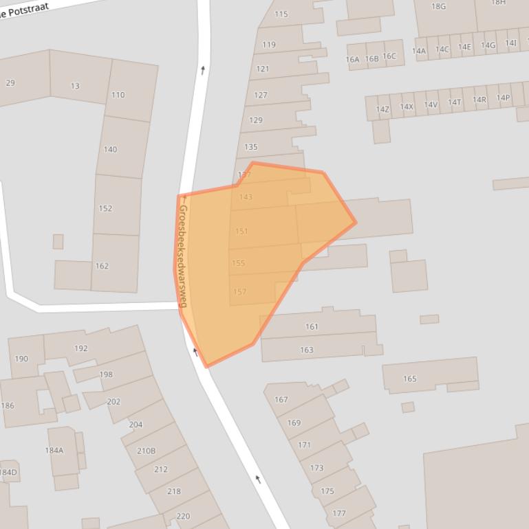 Kaart van postcodegebied 6521DE.