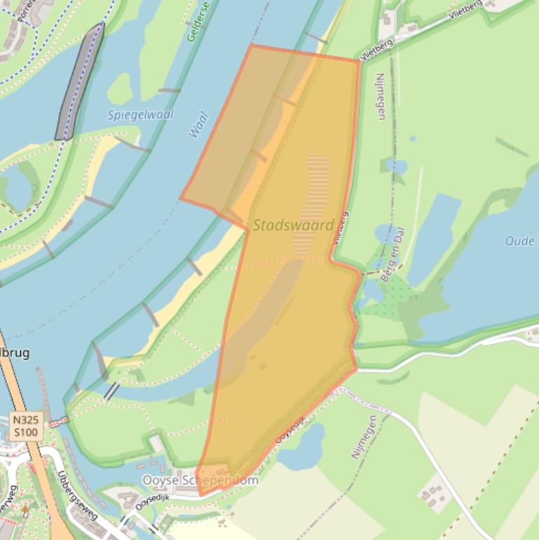 Kaart van postcodegebied 6522KV.