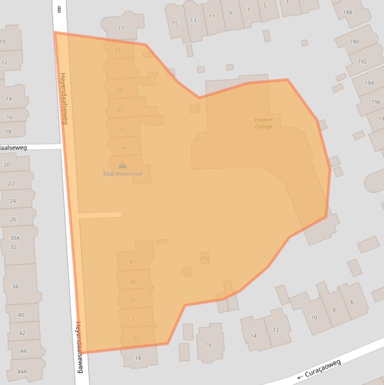 Kaart van postcodegebied 6524SE.
