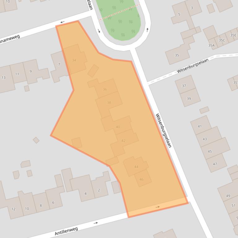 Kaart van postcodegebied 6524TK.