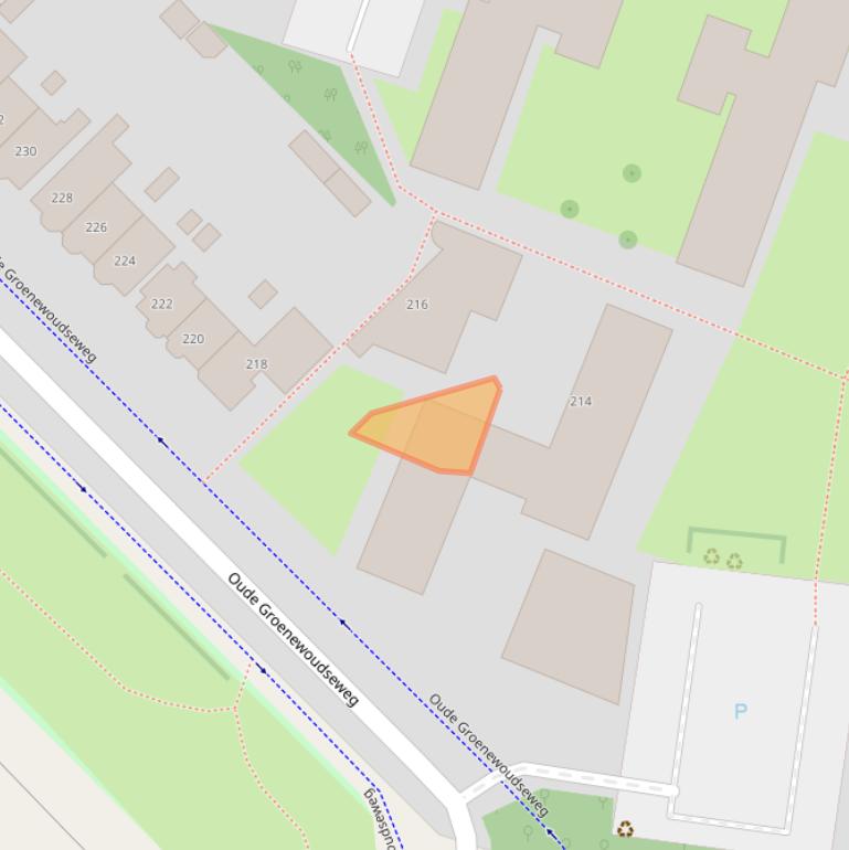 Kaart van postcodegebied 6524VX.