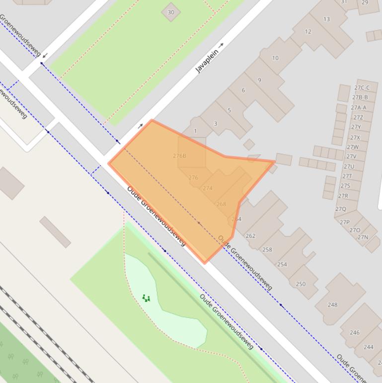 Kaart van postcodegebied 6524WT.