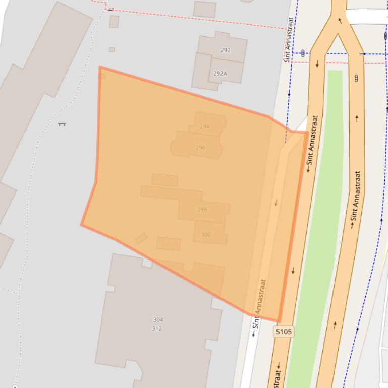 Kaart van postcodegebied 6525HE.