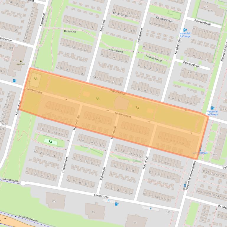 Kaart van postcodegebied 6533DV.