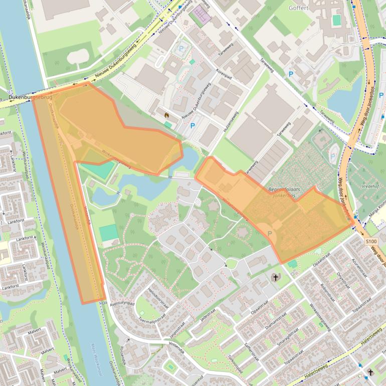 Kaart van postcodegebied 6534AR.