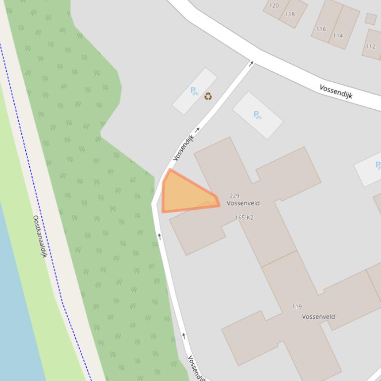 Kaart van postcodegebied 6534TT.