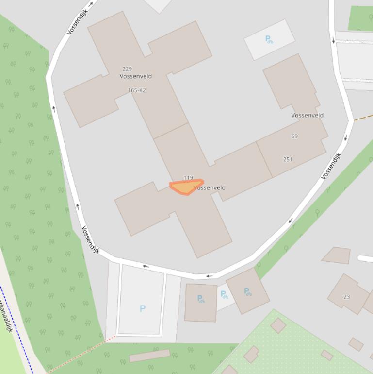 Kaart van postcodegebied 6534TX.