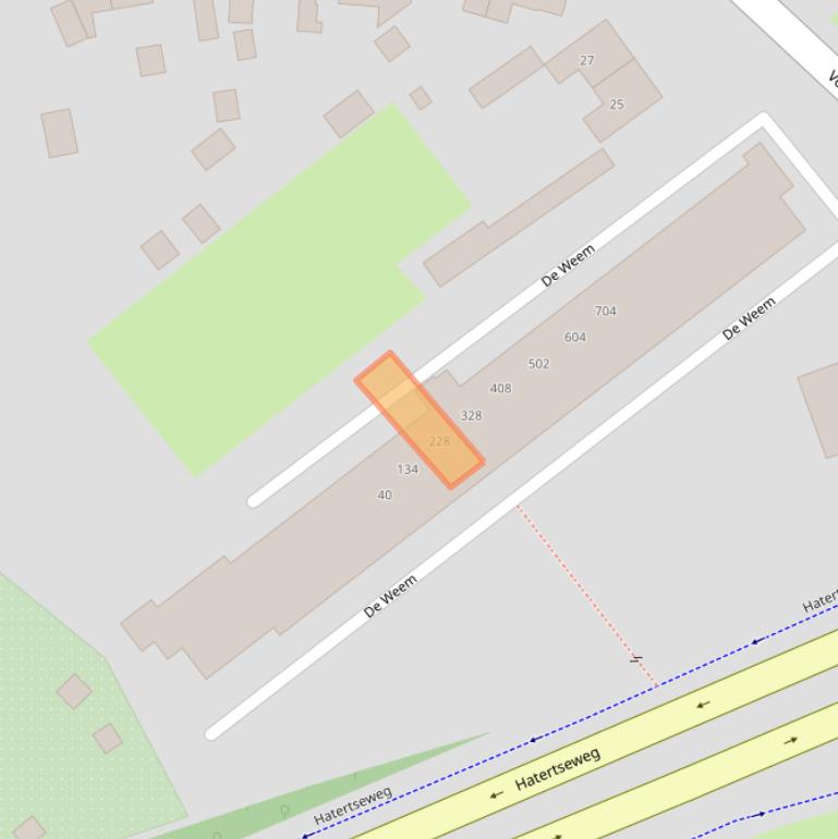 Kaart van postcodegebied 6534VD.