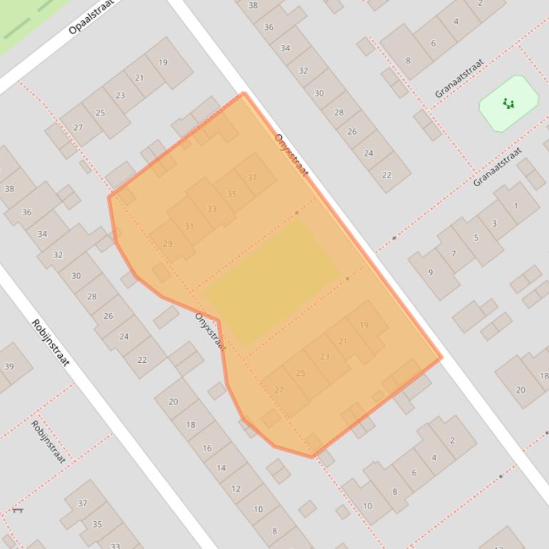 Kaart van postcodegebied 6534XW.