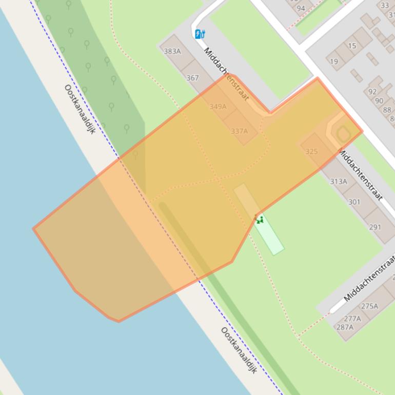 Kaart van postcodegebied 6535LP.