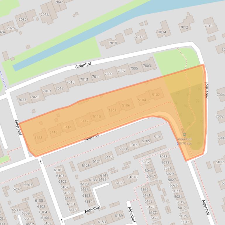 Kaart van postcodegebied 6537DX.