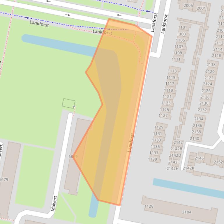 Kaart van postcodegebied 6538EP.