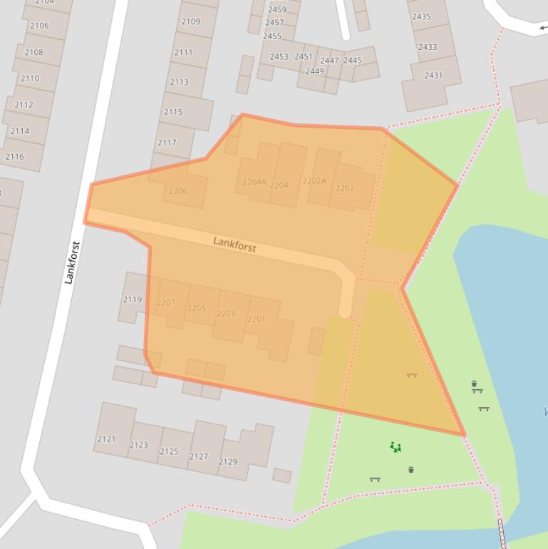 Kaart van postcodegebied 6538GJ.