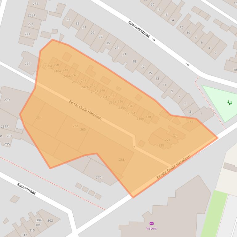 Kaart van postcodegebied 6541PE.