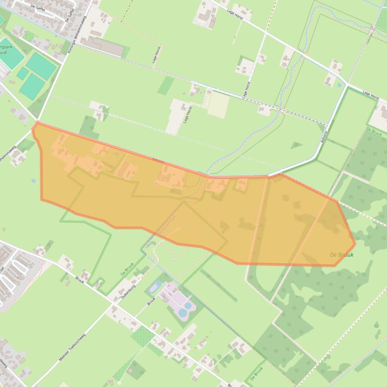 Kaart van postcodegebied 6562KV.