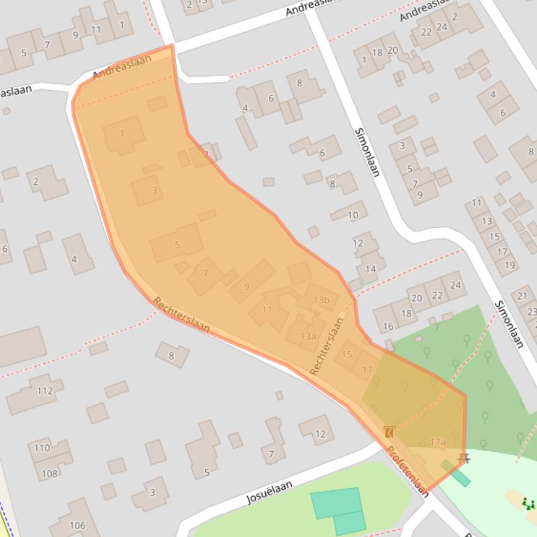 Kaart van postcodegebied 6564BC.