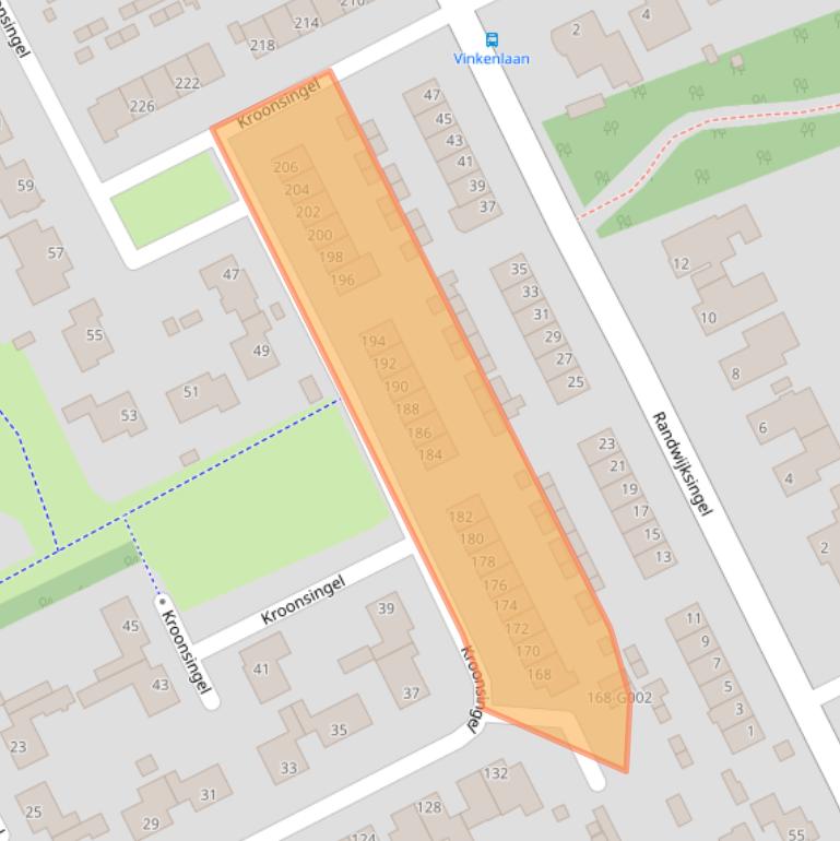 Kaart van postcodegebied 6581BR.