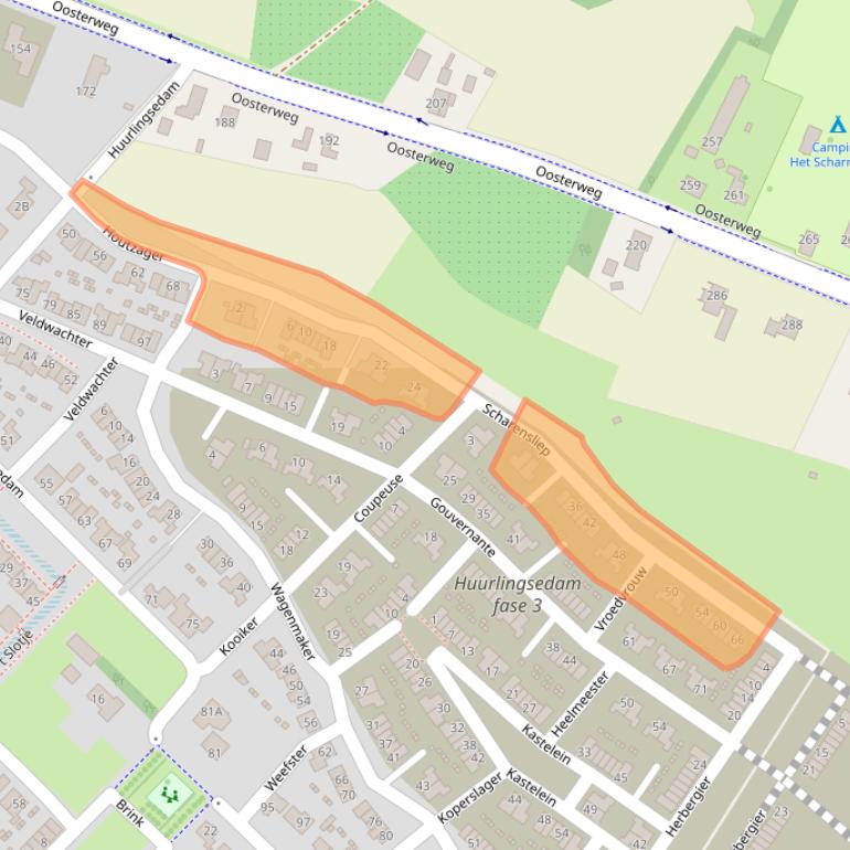 Kaart van postcodegebied 6603MB.