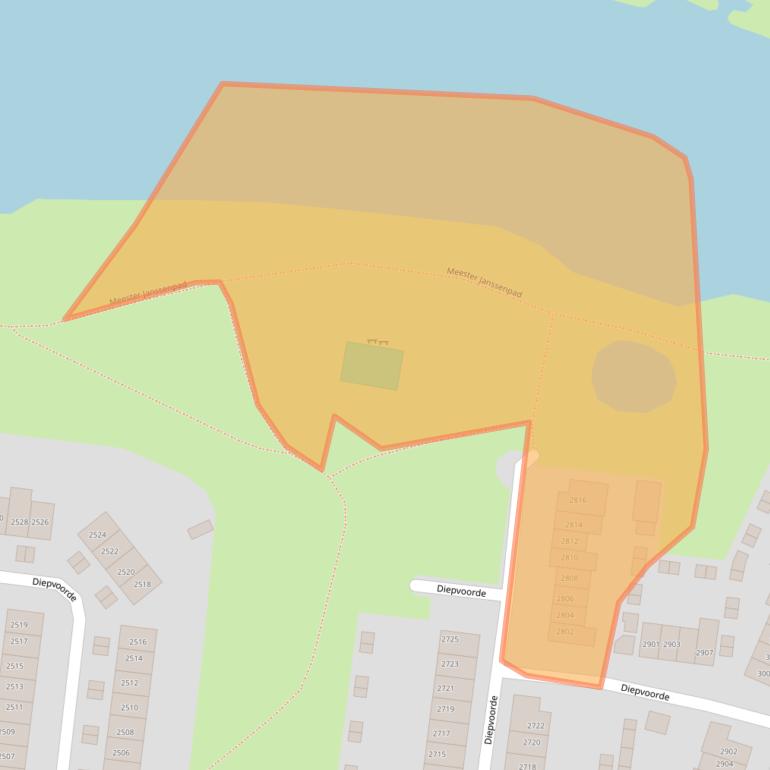 Kaart van postcodegebied 6605GS.