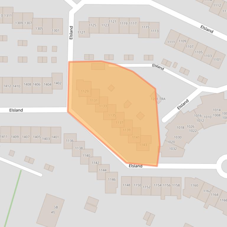 Kaart van postcodegebied 6605KD.