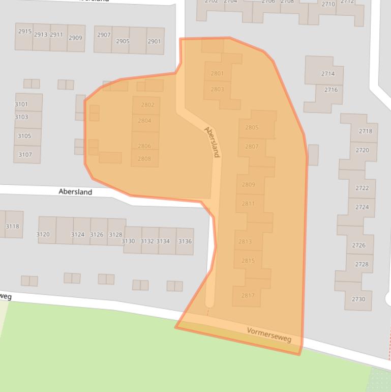 Kaart van postcodegebied 6605PC.