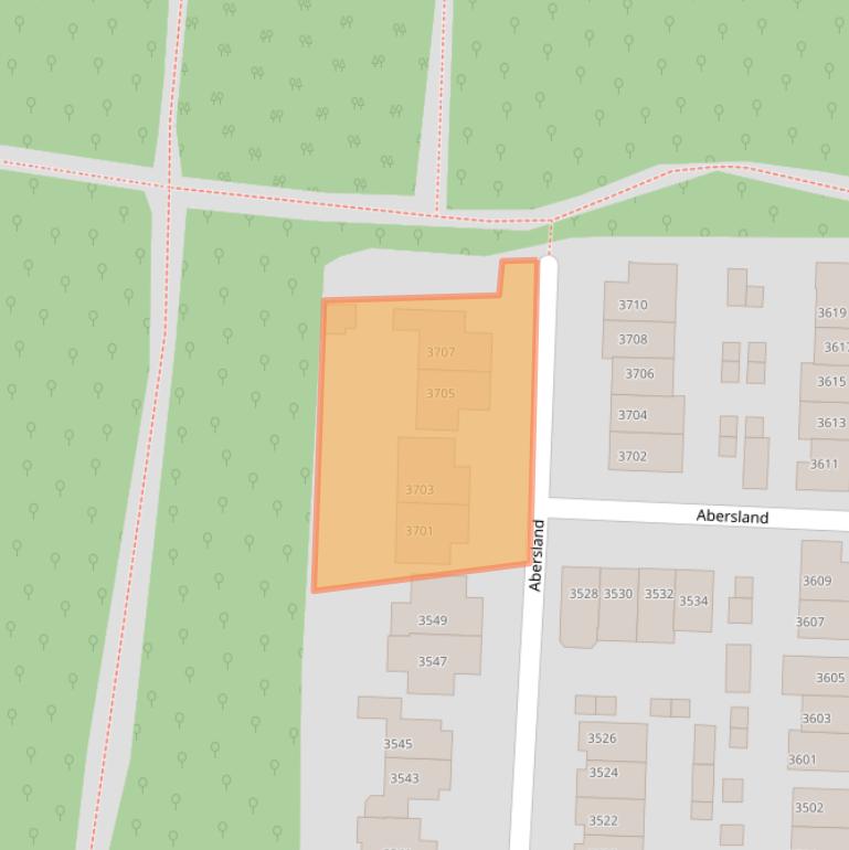 Kaart van postcodegebied 6605PV.