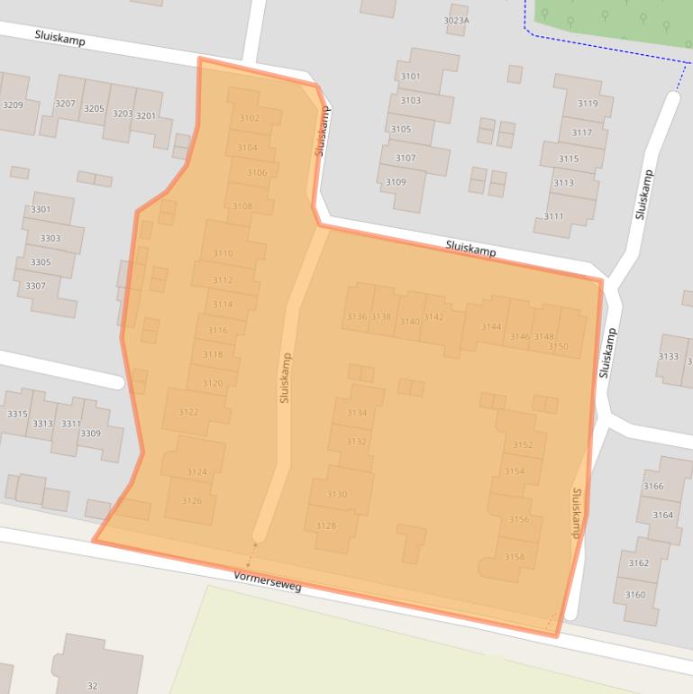 Kaart van postcodegebied 6605SM.