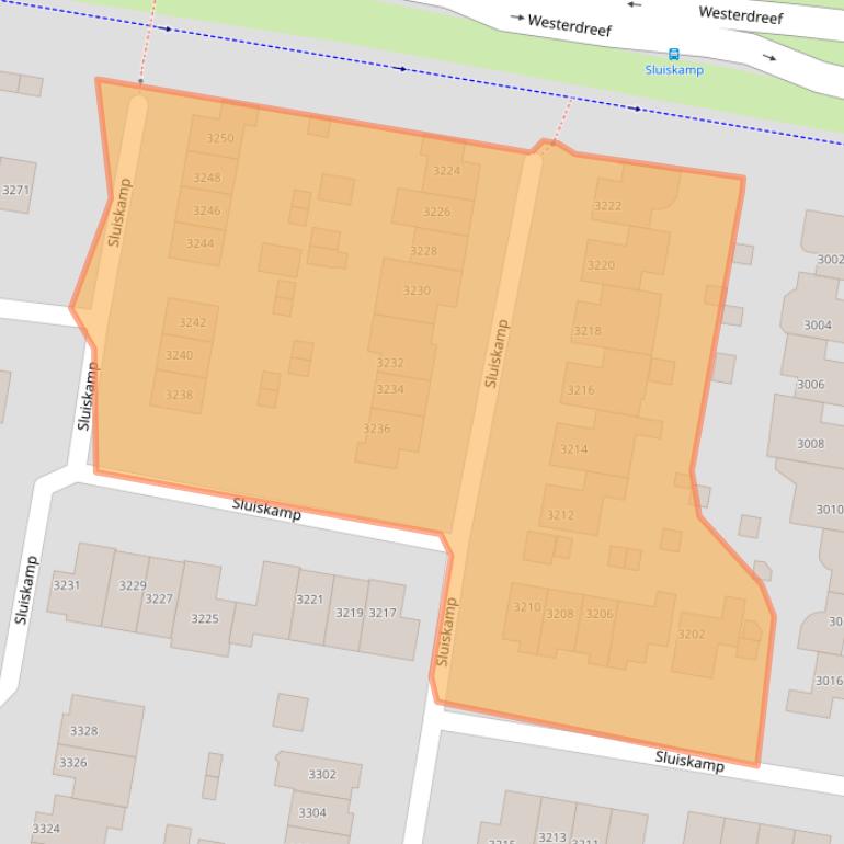 Kaart van postcodegebied 6605SR.