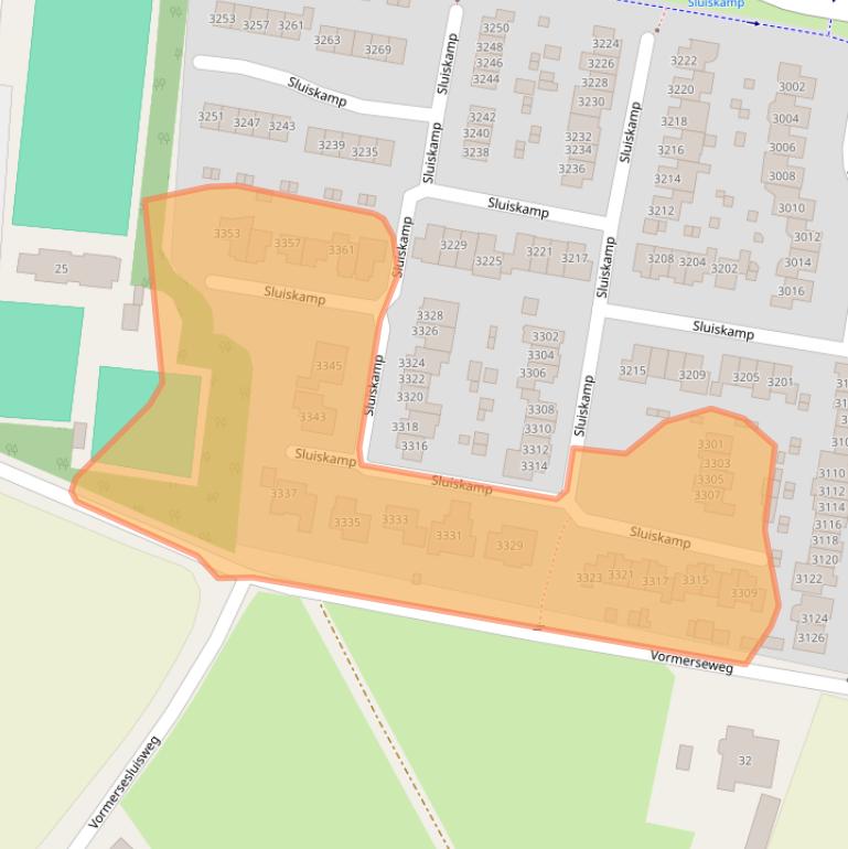 Kaart van postcodegebied 6605ST.