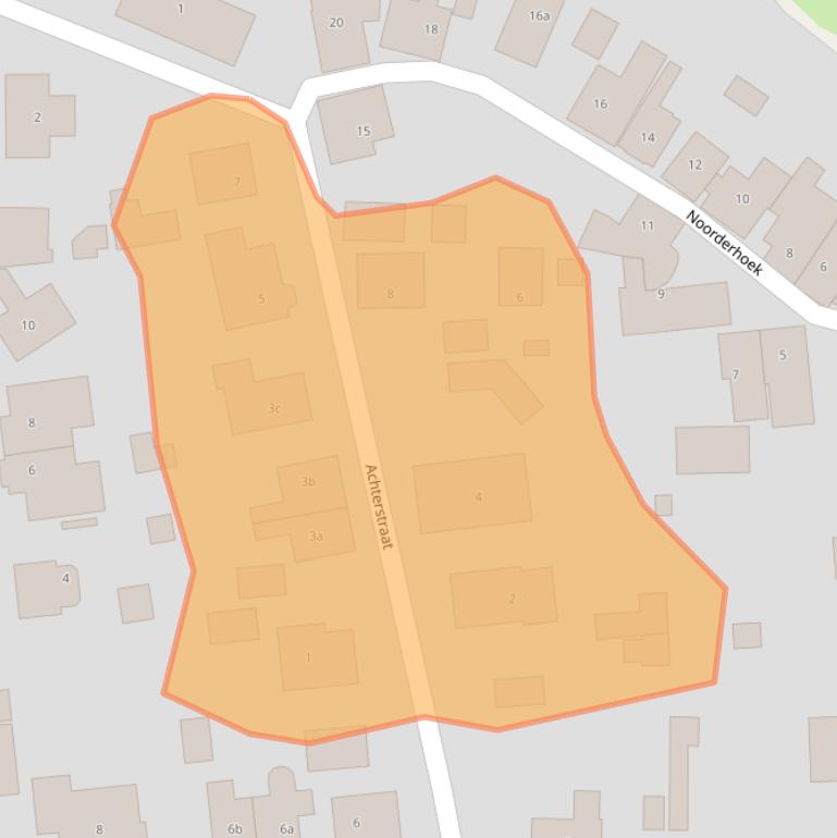 Kaart van postcodegebied 6624AW.