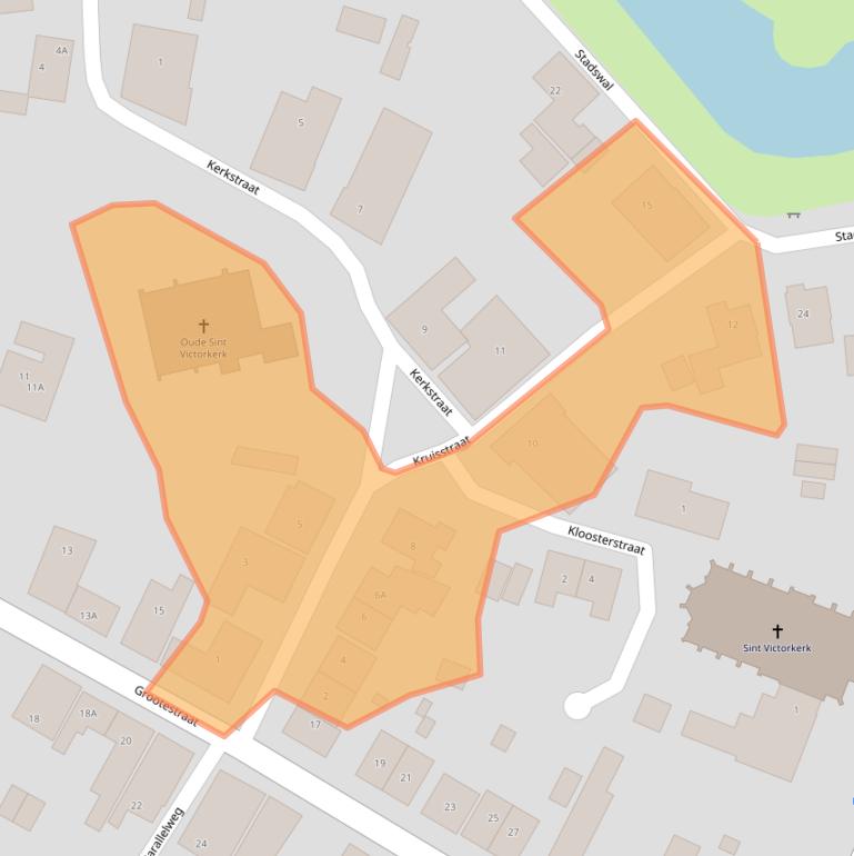 Kaart van postcodegebied 6634AG.